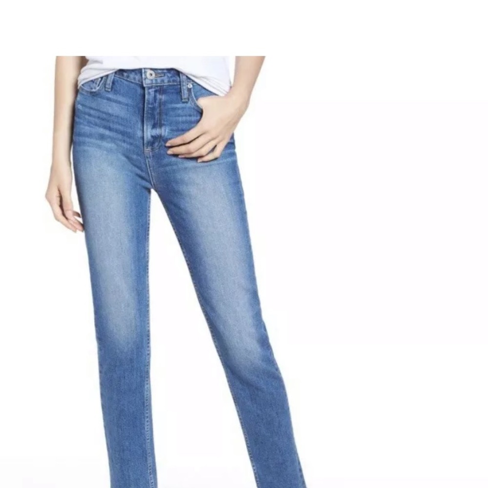 Vintage Hoxton High waist slim raw hem jeans